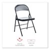 Alera Armless Steel Folding Chair, Supports Up to 275 lb, Black, PK4, 4PK ALECA941